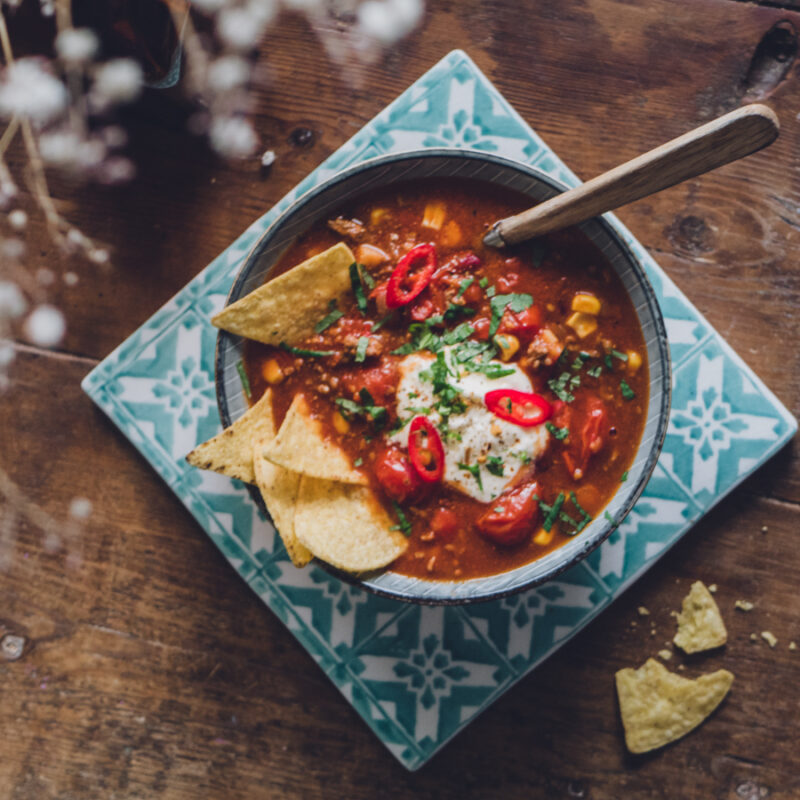 Meksikolainen papukeitto